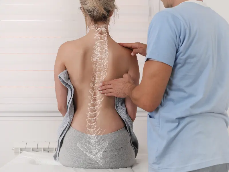 Scoliosis Treatment Near Me in Spring Hill, TN. Chiropractic Exam For Scoliosis Pain Relief.